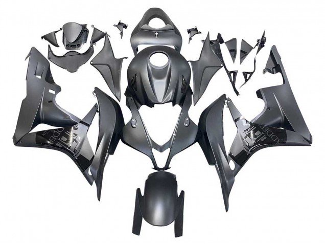 2007-2008 Matte Grey Honda CBR600RR Motorcycle Fairings