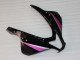 2007-2008 Pink Glossy Black Racing Honda CBR600RR Motorcycle Fairings