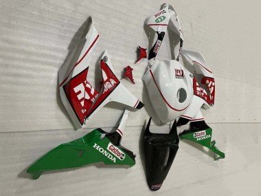 2007-2008 White Green Red Castrol Honda CBR600RR Motorcycle Fairings