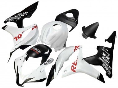 2007-2008 White Matte Black Red Repsol Honda CBR600RR Motorcycle Fairings