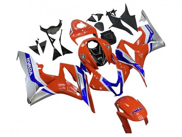 2007-2008 Silver Blue Red HRC Honda CBR600RR Motorcycle Fairings