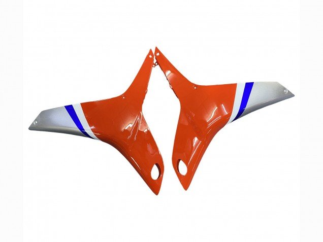 2007-2008 Silver Blue Red HRC Honda CBR600RR Motorcycle Fairings