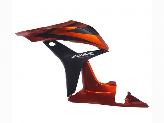 2007-2008 Orange Matte Black Honda CBR600RR Motorcycle Fairing