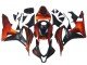 2007-2008 Orange Matte Black Honda CBR600RR Motorcycle Fairing