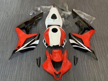 2007-2008 White Red Glossy Black Honda CBR600RR Motorcycle Fairing Kits