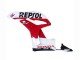 2007-2008 White Yellow Red Repsol HRC Honda CBR600RR Motorcycle Fairings