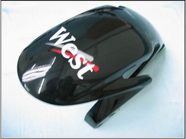 2007-2008 Glossy Black White West Honda CBR600RR Motorcycle Fairings