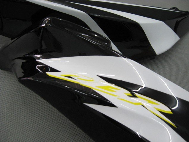 2007-2008 White Green Yellow Glossy Black Hannspree Honda CBR600RR Motorcycle Fairings