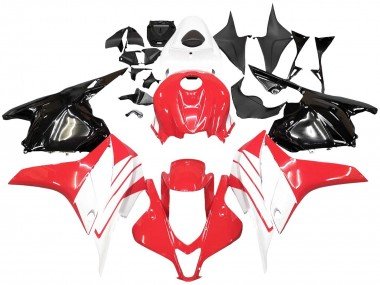 2009-2012 White Red Glossy Black Honda CBR600RR Motorcycle Fairing Kits