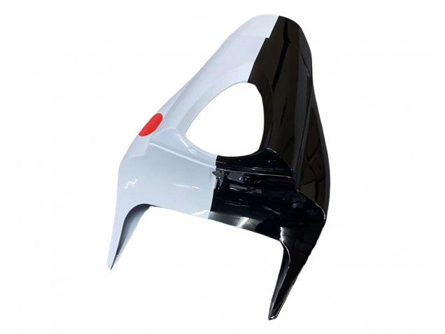 2009-2012 White Cherry Blossom Glossy Black Honda CBR600RR Motorcycle Fairings