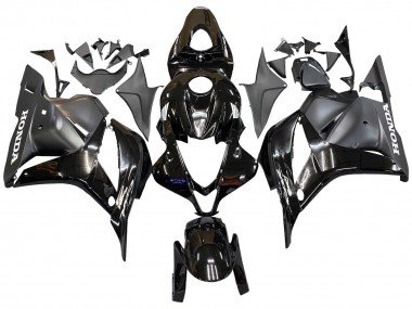 2009-2012 Glossy Black Matte Black Honda CBR600RR Motorcycle Fairings