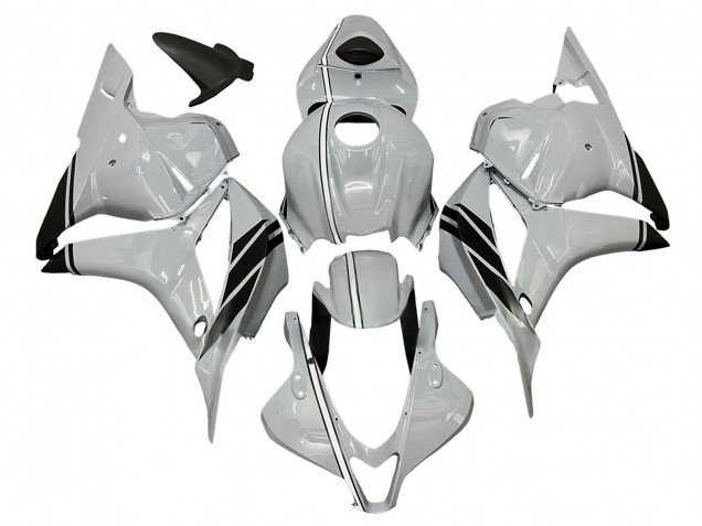 2009-2012 Glossy Grey Black Honda CBR600RR Motorcycle Fairings