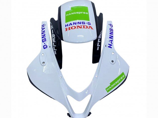 2009-2012 White Green Glossy Black Hannspree Honda CBR600RR Motorcycle Fairings