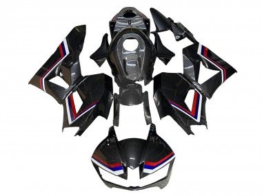 2009-2012 White Red Blue Black Carbon Fiber Honda CBR600RR Motorcycle Fairings