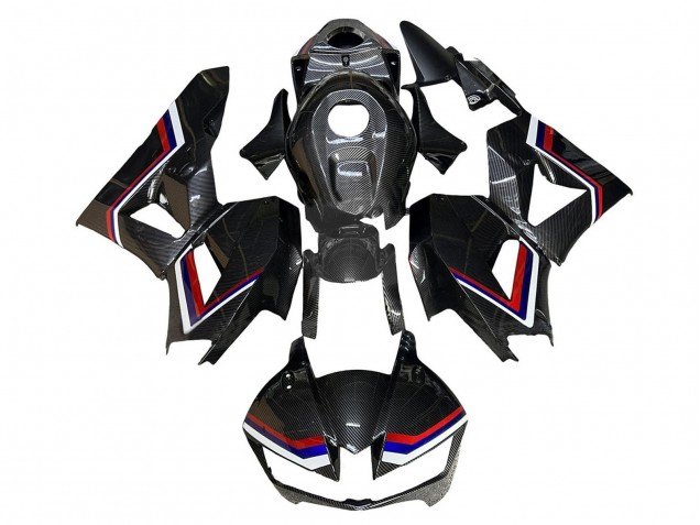 2009-2012 White Red Blue Black Carbon Fiber Honda CBR600RR Motorcycle Fairings