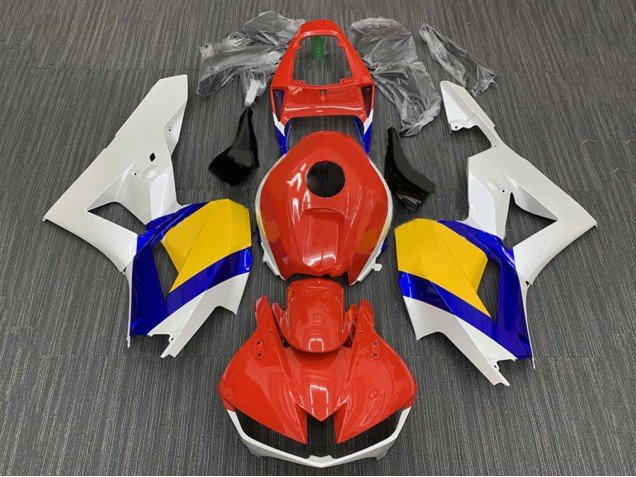 2009-2012 White Blue Yellow Red Honda CBR600RR Motorcycle Fairings