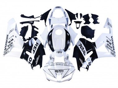 2013-2023 White Glossy Black Repsol Honda CBR600RR Motorcycle Fairings