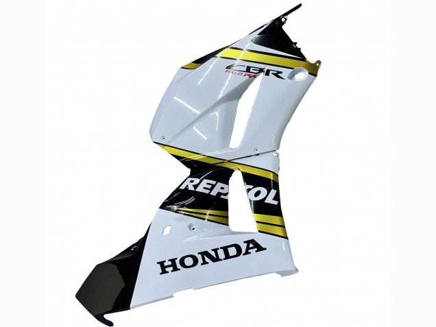 2013-2023 White Gold Glossy Black Repsol Honda CBR600RR Motorcycle Fairings