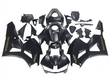 2013-2023 Matte Black Gold Decals Honda CBR600RR Motorcycle Fairings