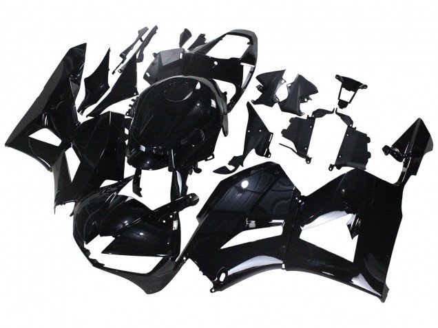 2013-2023 Glossy Black Honda CBR600RR Motorcycle Fairings