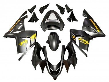 2004-2005 Black Ninja Kawasaki ZX10R Motorcycle Fairings