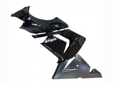 2004-2005 Glossy Matte Black Ninja Kawasaki ZX10R Motorcycle Fairings