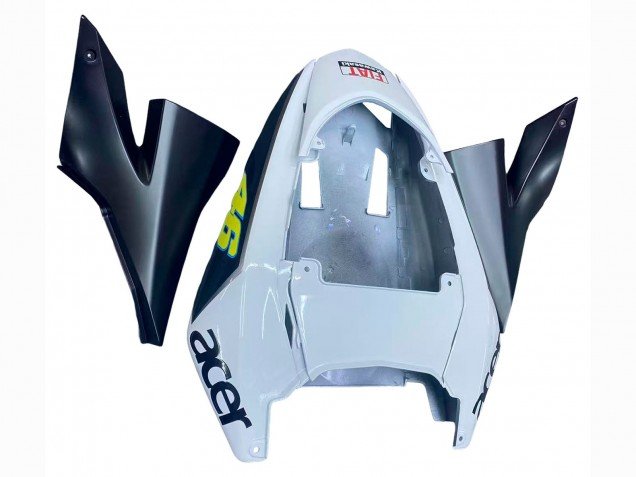 2004-2005 Glossy Blue White Fiat Motul Kawasaki ZX10R Motorcycle Fairings