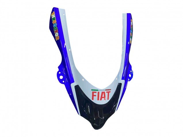 2004-2005 Glossy Blue White Fiat Motul Kawasaki ZX10R Motorcycle Fairings