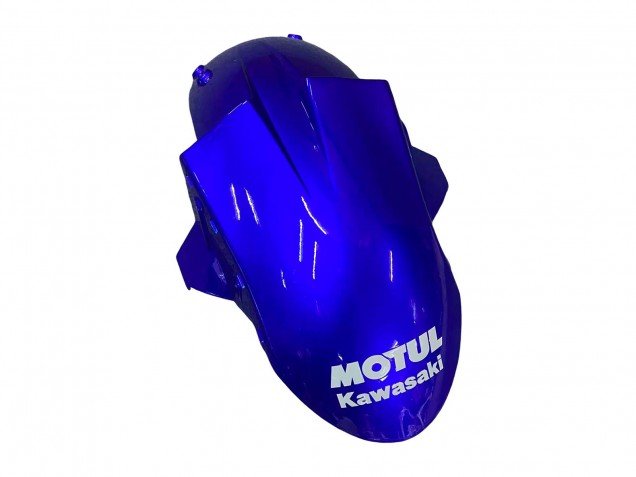 2004-2005 Glossy Blue White Fiat Motul Kawasaki ZX10R Motorcycle Fairings