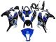 2011-2015 Blue White Glossy Black Kawasaki ZX10R Motorcycle Fairings