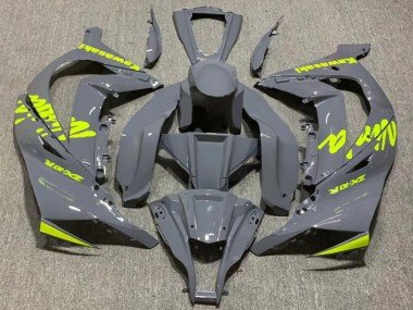 2011-2015 Nardo Grey Yellow Kawasaki ZX10R Motorcycle Fairing
