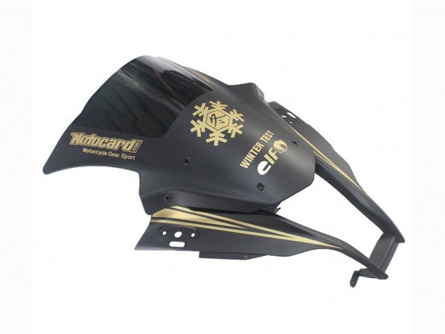 2011-2015 Matte Black Gold Snow Elf Kawasaki ZX10R Motorcycle Fairings