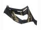 2011-2015 Matte Black Gold Snow Elf Kawasaki ZX10R Motorcycle Fairings