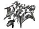 2011-2015 Matte Black Green Elf Kawasaki ZX10R Motorcycle Fairings