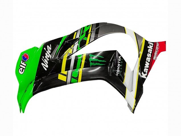 2016-2020 Green Yellow Red Black Elf Monster Kawasaki ZX10R Motorcycle Fairings