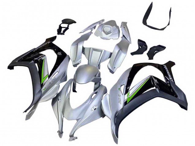 2016-2020 Silver Green Black Kawasaki ZX10R Motorcycle Fairing