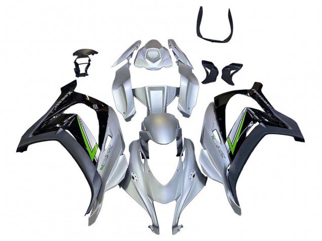 2016-2020 Silver Green Black Kawasaki ZX10R Motorcycle Fairing