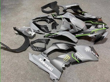 2021-2025 Grey Matte Black Green White Elf Snow Monster Kawasaki ZX10R Motorcycle Fairings