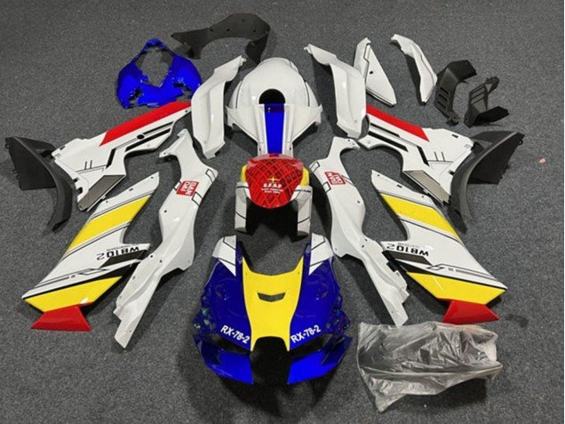 2021-2025 White Blue Red Yellow Kawasaki ZX10R Motorcycle Fairings