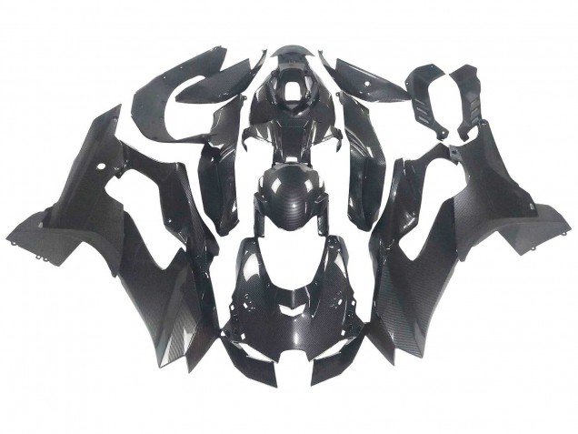 2021-2025 Black Carbon Fiber Kawasaki ZX10R Motorcycle Fairings