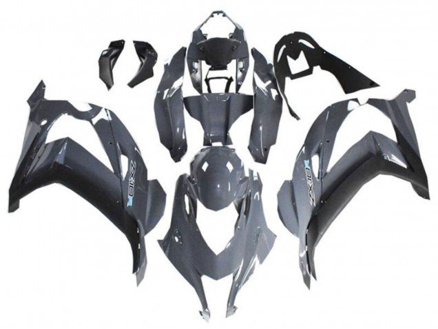 2021-2025 Grey Black Kawasaki ZX10R Motorcycle Fairings