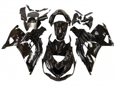 2012-2024 Glossy Black Matte Black White Ninja Kawasaki ZX14R ZZR1400 Motorcycle Fairings