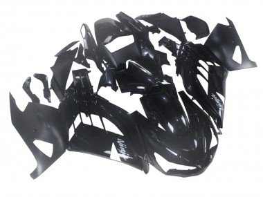 2012-2024 Glossy Black Matte Black White Ninja Kawasaki ZX14R ZZR1400 Motorcycle Fairing