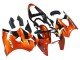 2000-2002 Orange Black Kawasaki ZX6R Motorcycle Fairings
