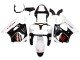 2000-2002 White Black Red Monster Kawasaki ZX6R Motorcycle Fairings