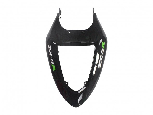 2005-2006 Green Black Ninja Kawasaki ZX6R Motorcycle Fairings