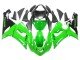 2005-2006 Green Black Ninja Kawasaki ZX6R Motorcycle Fairings