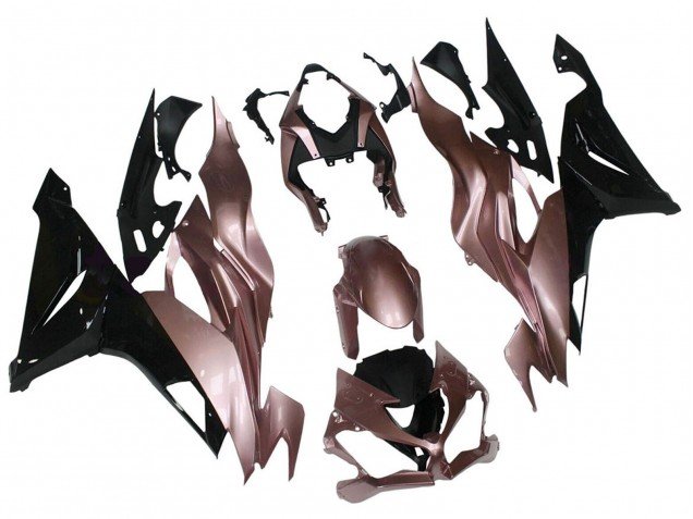 2019-2022 Desert Tan Black Kawasaki ZX6R Motorcycle Fairings