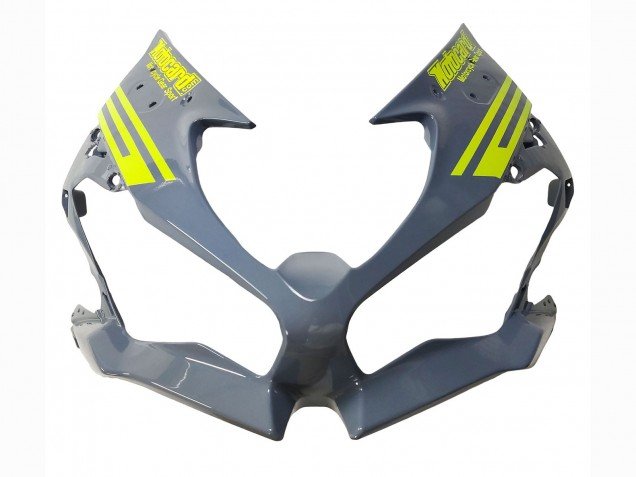 2019-2022 Nardo Grey Yellow Kawasaki ZX6R Motorcycle Fairings