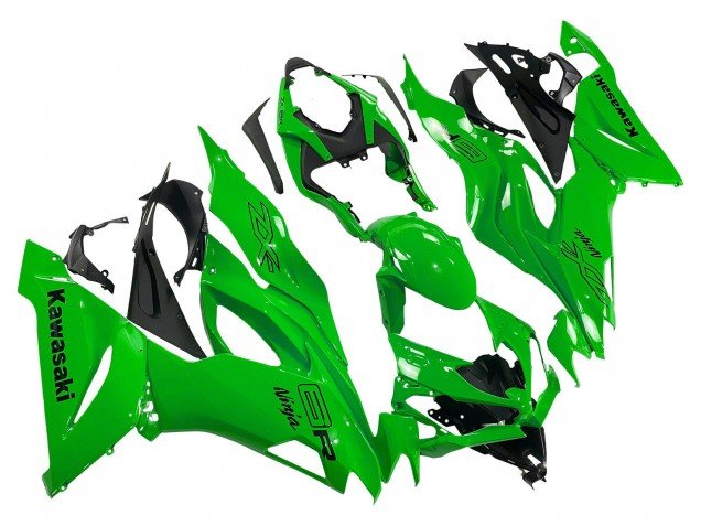 2019-2022 Green Kawasaki ZX6R Motorcycle Fairings